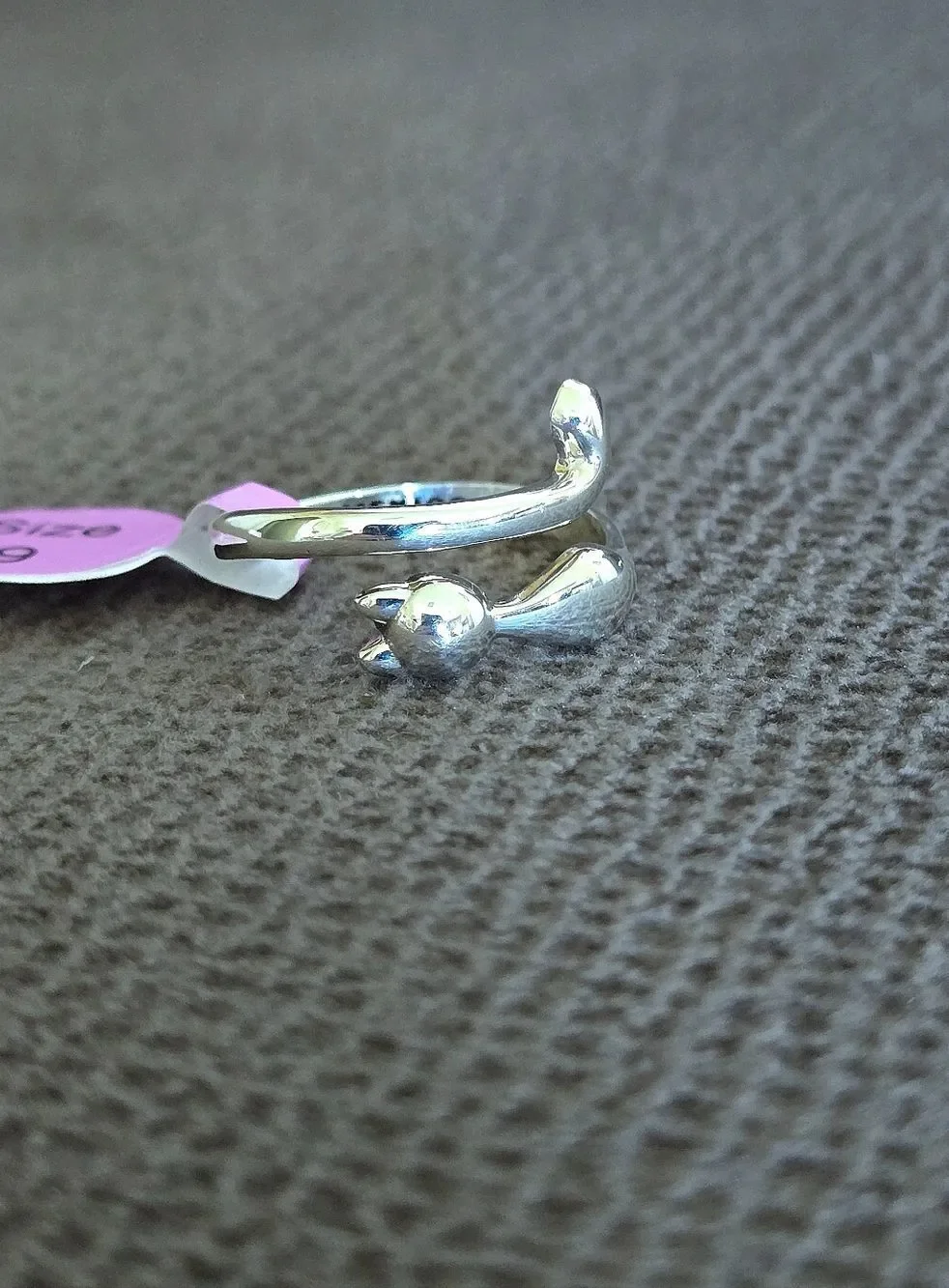 Sterling Silver🤍 Cat🐈 Bypass🔁 Ring💍 - NWT